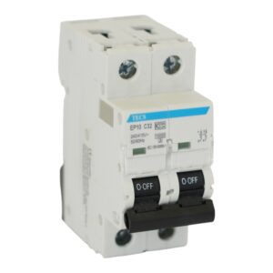 Interruptor Modular Riel DIN TECS MCB 10kA 2P 6A Curva C