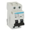 Interruptor Modular Riel DIN TECS MCB 10kA 2P 16A Curva C