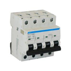 Interruptor Modular Riel DIN TECS MCB 10kA 4P 25A Curva C
